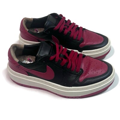Nike Air Jordan 1 Elevate Low SE Women s Size 7 Black Red Bred DQ1823-006 Shoe