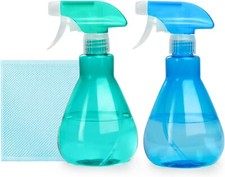 2 pcs Spray Bottles for Cleaning, Empty Mist Spray Bottle, Hairdressing Sprayer