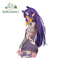 EARLFAMILY 5.1" Hololive Car Stickers Personality Laptop Host DIY JDM Decals