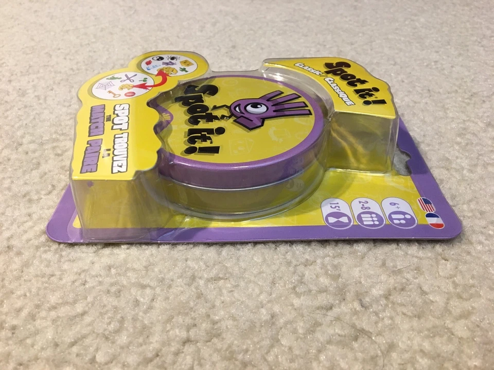 Spot It! Classic 5 Games in 1 Spot the Match Tin Can Zygo Matic Dobble NEW - Image 4 of 4