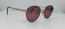 Vintage  Blue Oval Sunglasses FRAMES ONLY Korea