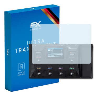 atFoliX 3x Displayschutzfolie für Zoom G6 Schutzfolie klar Folie