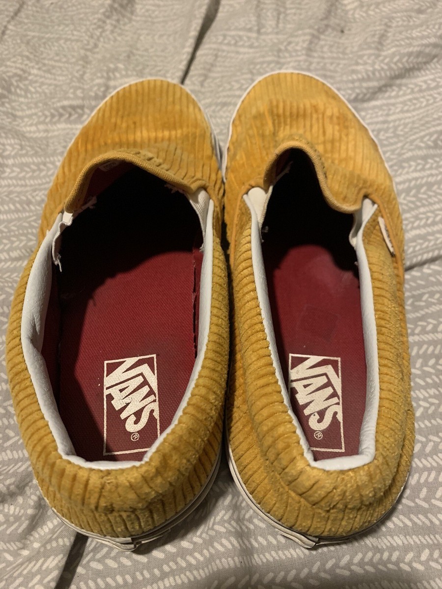 Corduroy Mustard Vans Slip On Corduroy Classic Yellow Corduroy