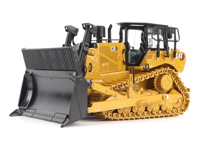 CAT D8 ブルドーザー(1/50) ミニチュア キャタピラー ドーザー CAT CATERPILLAR D8 DOZER (WASTE HANDLER) YELLOW 1/50 BY DIECAST
