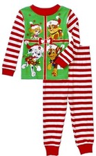 Nickelodeon PAW PATROL Toddler Boy Girl Christmas Holiday Cotton Pajamas 2T NWT