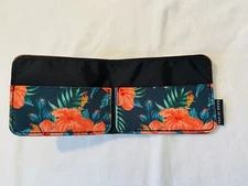 Zootility Leather Fold Wallet Tropical Hibiscus Print