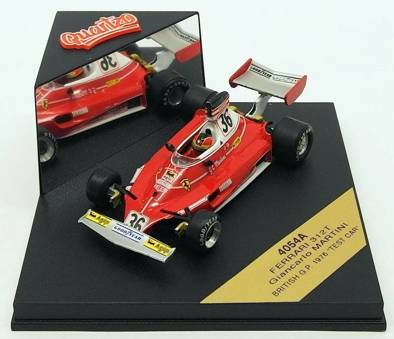Quartzo 1/43 Scale 4054A - F1 Ferrari 312T G.Martini British GP 1976 Test Car