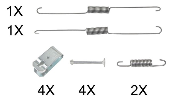 F.Becker_Line ZubehöRsatz Bremsbacken Hinten Rechts Links FüR Mitsubishi L200 /-image