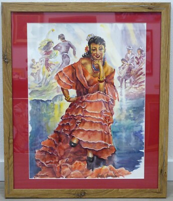 Walter Maria Hendrick (1913-2000) #6 (39x52cm) ''Fiesta Flamenco'' Spain