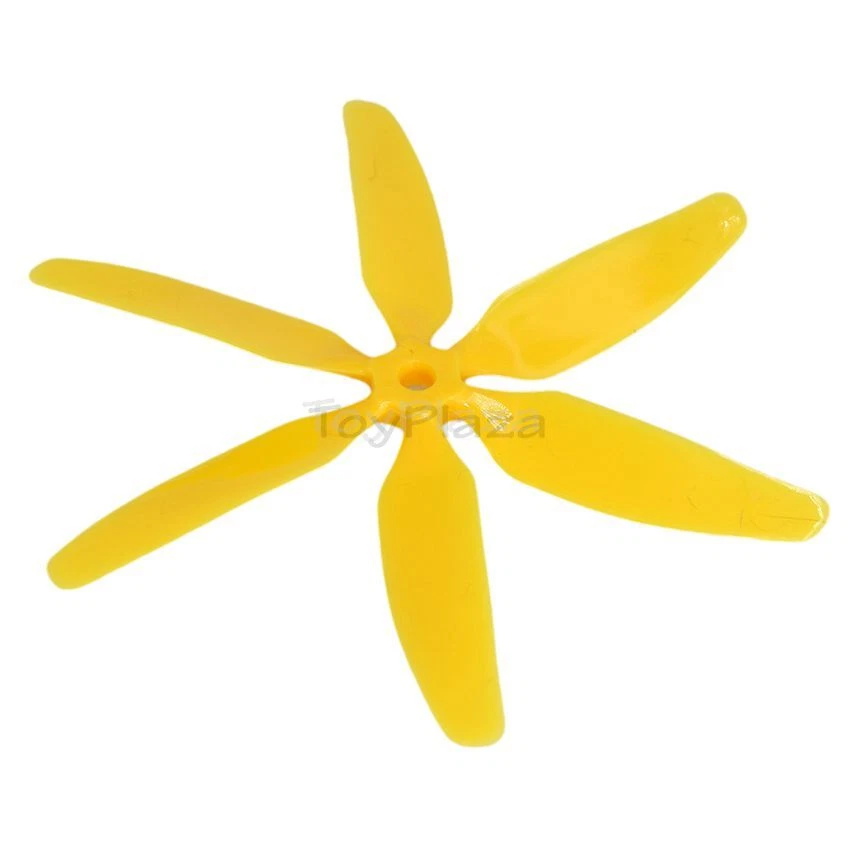 10 Pairs 6-Blades 5x4 Propeller CW CCW Yellow for Racing FPV Drone RC Quadcopter - Image 4 of 4