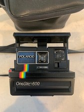 Vintage Polaroid One Step 600 Land Camera Rainbow W/Case And Strap READ