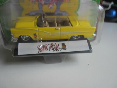 Racing Champions Ed Roth Yellow Convertible Rat Fink Die Cast Hot