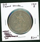GREAT BRITAIN 1900 TRADE DOLLAR SILVER COIN - KM# T5 - AS SHOWN