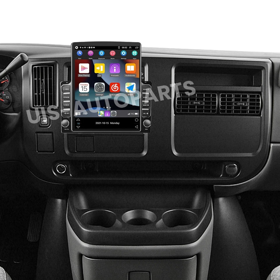 Radio estéreo para automóvil 4+64 GB para GMC Savana 2003-2006 Android 13 Apple CarPlay GPS BT Foto 4 de 4