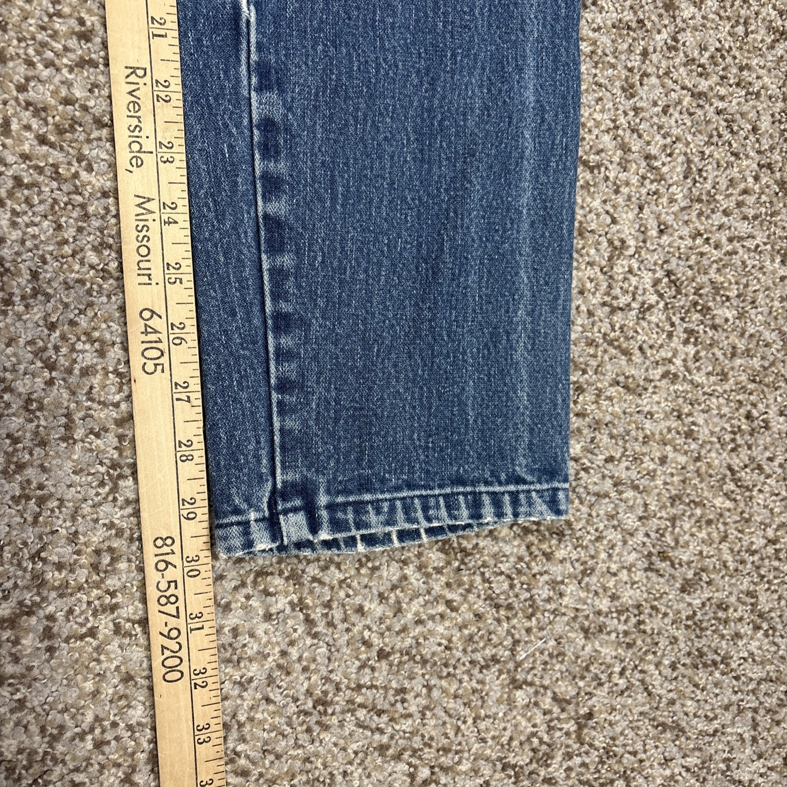 Vintage Jordache Jeans Womens 31L High Rise Hong Kong Horse Head 80s Fits 26x30 - View 11