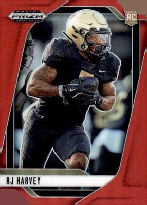 RJ Harvey RC 2025 Panini Prizm Draft Picks Prizms Red #/399 Rookie