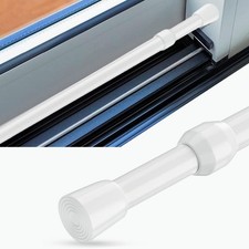 1 Pack Window Security Bars 15.7"-27.5" Adjustable Sliding Glass Door Lock Ba...