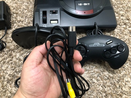 Consola original SEGA GENESIS MK-1601 sistema primer modelo y controladores OEM limpios6 - Imagen 19 de 20
