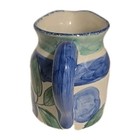 Nancy Calhoun Moonlight Creamer 12oz. Blue, Green, White. 6.25"x5.5", Portugal. — photo 4