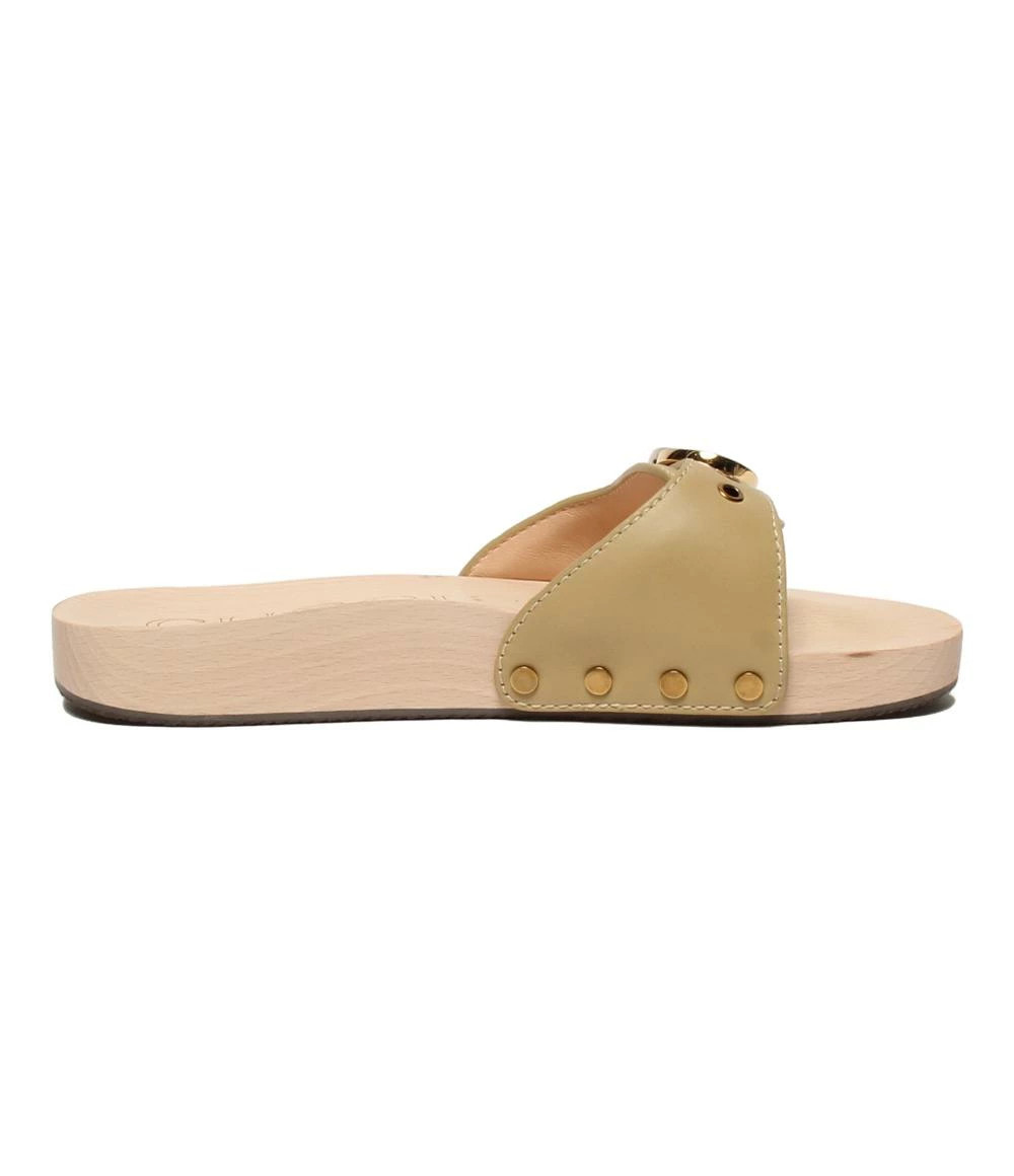 GUCCI Wood Slide Sandals Interlocking Women's SIZE 37 (L) GUCCI thumbnail 4