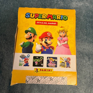 NEW SEALED! 2025 Panini Super Mario It's-A Me Mario Stickers Full-Box 50 Packs
