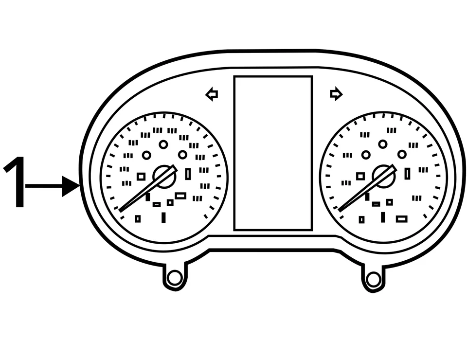 Mercedes C63 AMG W205 2016-2021 cupé calibre panel OEM 2059006926 NOTA Foto 4 de 4