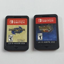 Monster Hunter Rise & Ultimate 2 Games Nintendo Switch Game, Tested Bundle