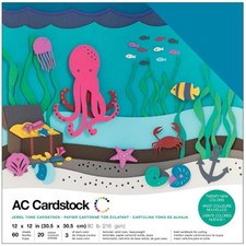 Cardstock 12x12 Scrapbook Paper Pack - Textured Heavy Duty Paper for Die Cutt...