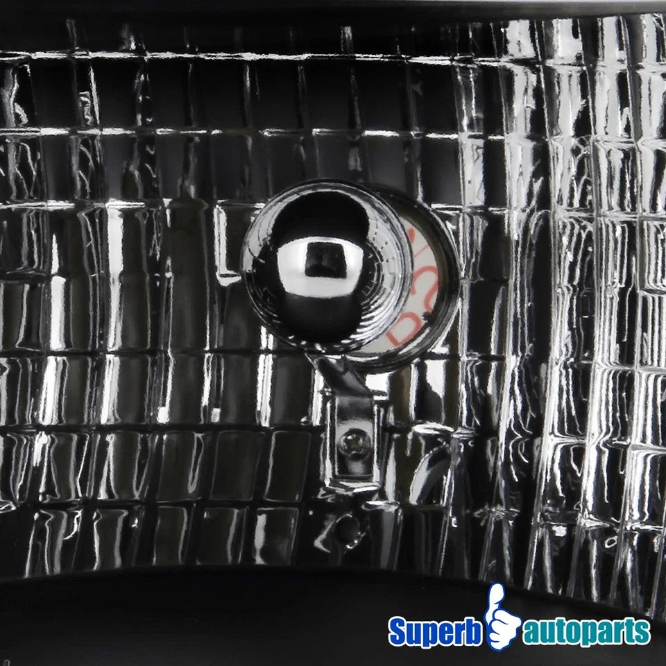 Fits 1993-1996 Jeep Grand Cherokee Head Lights+Bumper Lamps+Corner Lights 6PC — 第 3/4 张图片