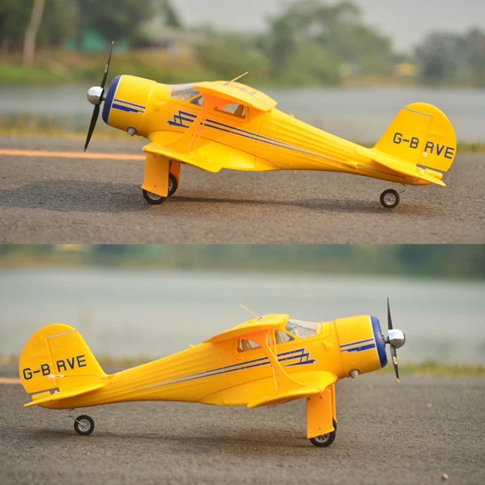 RC Airplane Biplane Beech Plane D17 6G Gyro Control 3D Aerobatic Stunt Plane RTF - Image 4 of 4