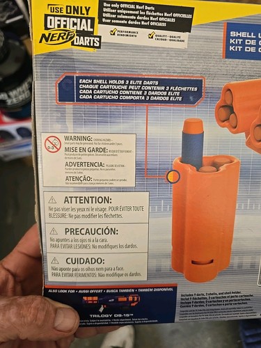 Nerf E3461 N-Strike Elite Shell Upgrade Kit Trilogy DS-15 Shellstrike ...