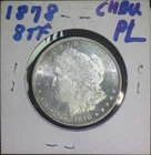 1878 $1 8TF Morgan Silver Dollar Uncirculated Better Date 8 Tail Feathers Coin