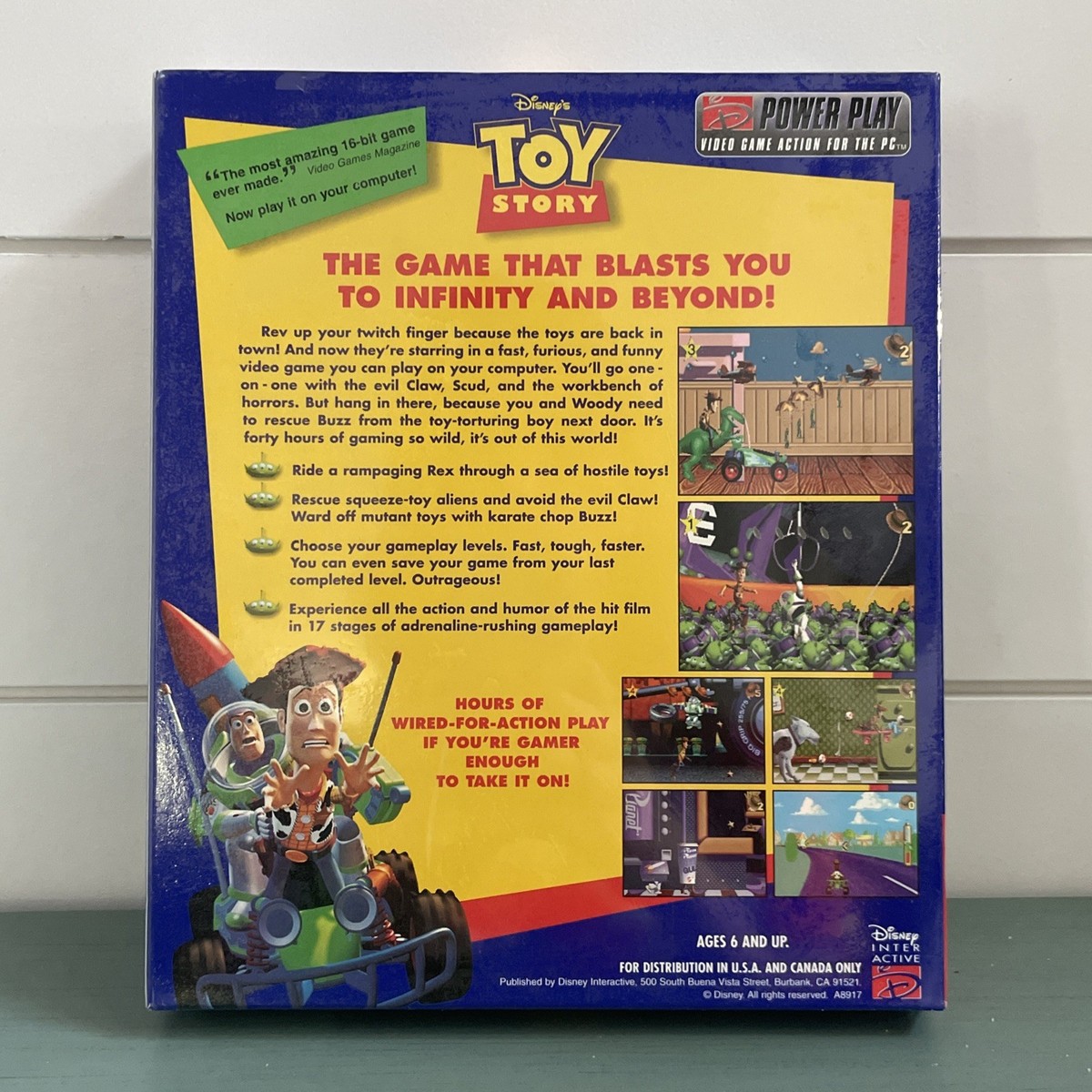 Toy Story Disney PC Game Big Box Rare 90s for sale online | eBay