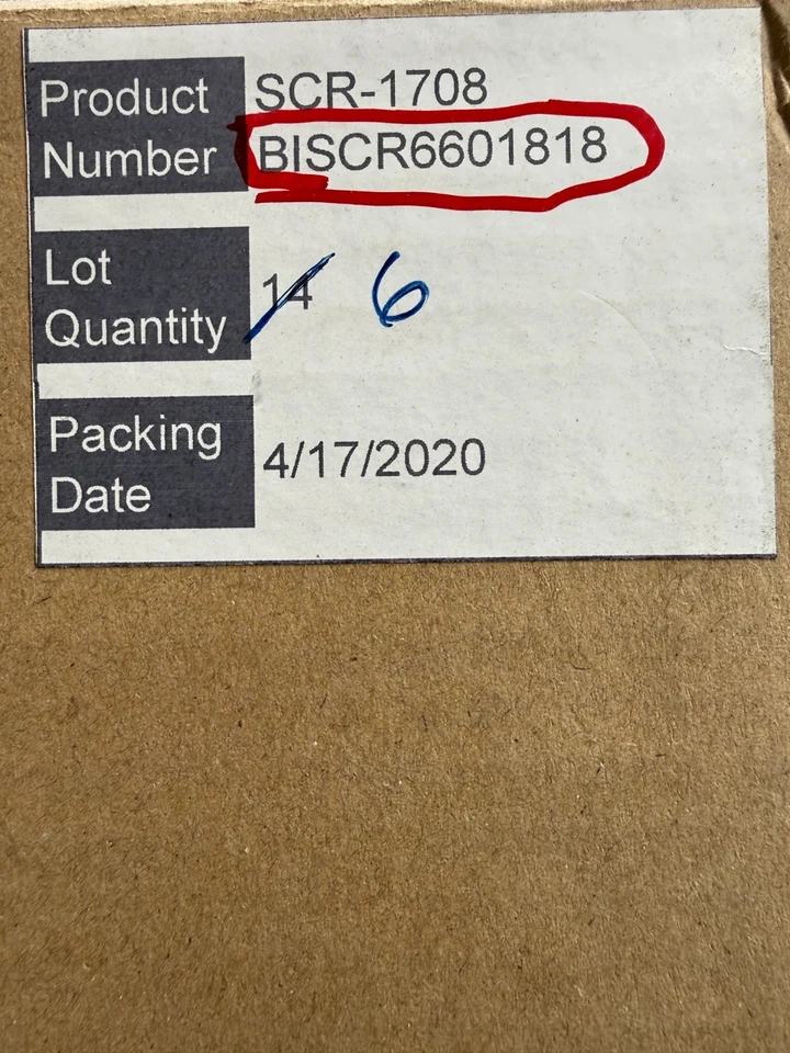 Paquete de 6 semiconductores tiristor Westcode BISCR6601818 Foto 4 de 4