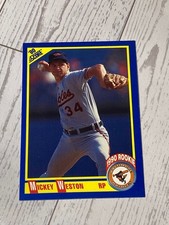 1990 Score Mickey Weston #616 Rookie Baltimore Orioles Baseball Card. rookie card picture
