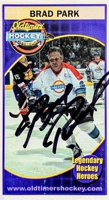 Hockey Challenge Legendary Hockey Heroes Brad Park AUTO Rangers Bruins Detroit