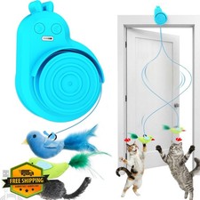 Interactive Cat Toy Automatic Electric Flying Bird Feather Mouse Rechargeable