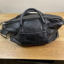 VTG Coach Boston Bag Leather Duffel Excellent Condition With Shoulder Strap