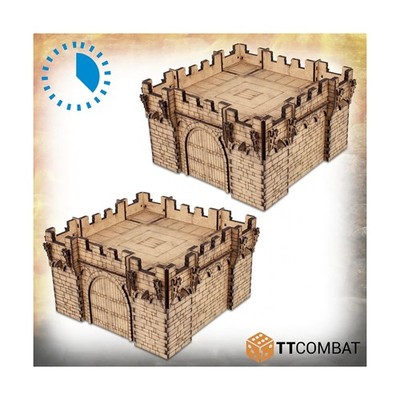 TT Combat Terrain 35mm Fantasy Keep (2) SW (New)
