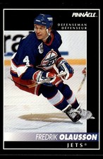 1992-93 Pinnacle Canadian ! Fredrik Olausson Winnipeg Jets #202