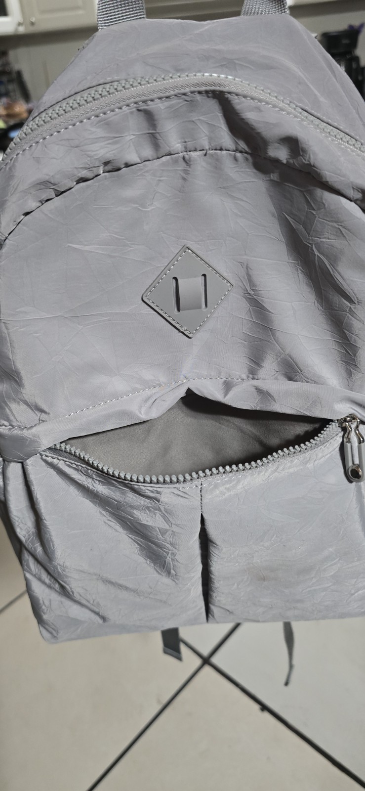 Grey Backpack Medium - image 7