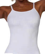 Curveez® Incredibly Shaping Cami Shapewear White Sz LG  CUR3501