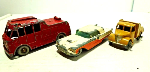 Vintage Matchbox Lesney Gray Wheel Junk Diecast Car Lot of :  Restore or Parts