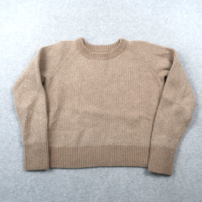 Levi's Made And Crafted Women's Sweater Tan Wool Ribbed Size S / M
