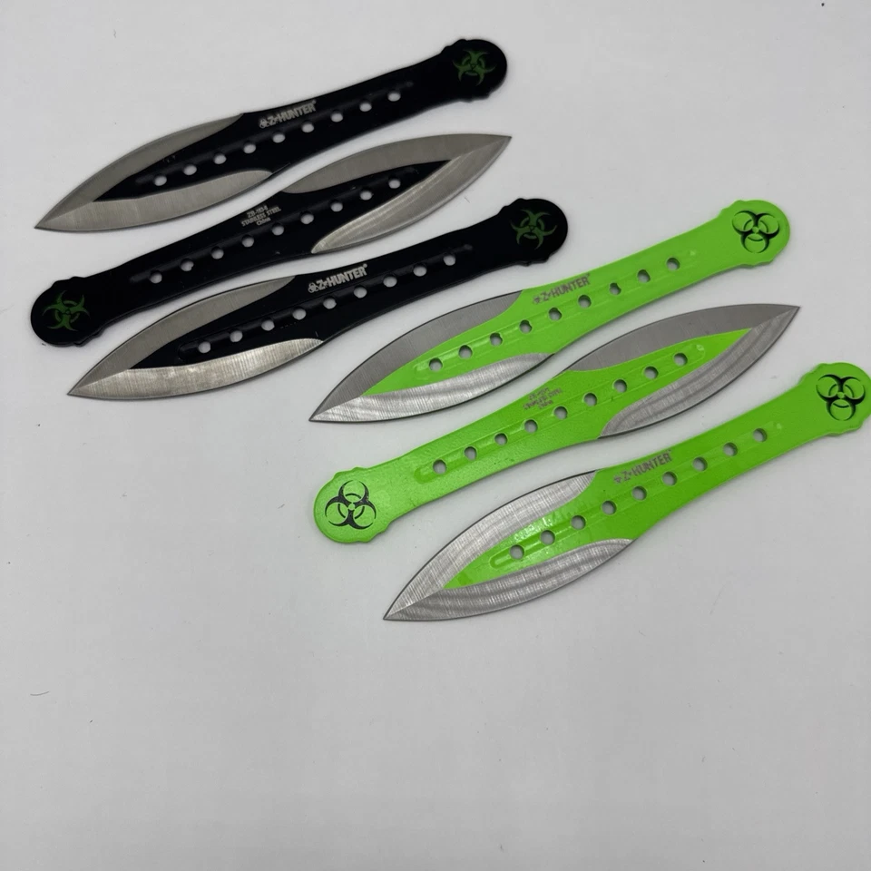 "Juego de cuchillos de lanzamiento Z-Hunter 6 piezas 6"" con funda de brazo ZB-163-6" Foto 3 de 4