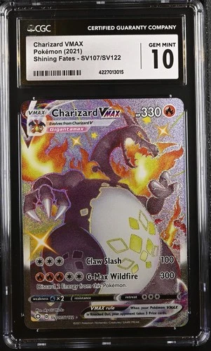 2021 Shining Fates #SV107/SV122 Charizard VMAX CGC 10