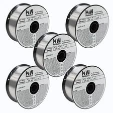ER4043 Mig .035" Aluminum Welding Wire 1-LB Roll (Made in North America) 5-Pack