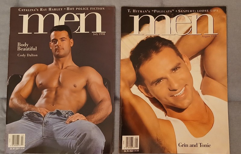 Pair of Advocate Men Magazines July & August 1998 Handsome gay male models (17)