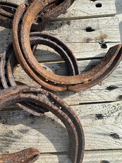 Used Lucky Horseshoes Craft / Weddings Etc Job Lot Bundle