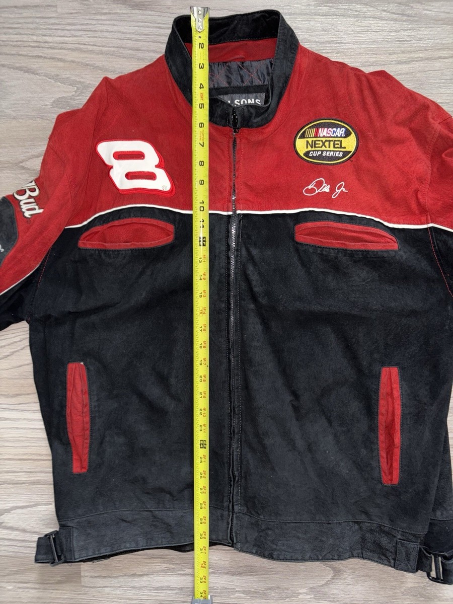 Vintage Nascar Nextel Racing Leather Jacket Mens 2XL Dale